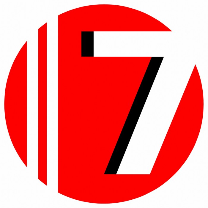 Free stock photo of number 7, number seven, red seven