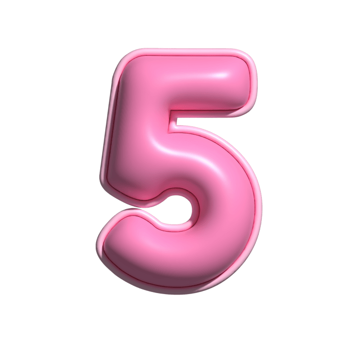 Gold Number 5 PNG Transparent, Gold Number 5, 5, Number, Number 5 PNG ...